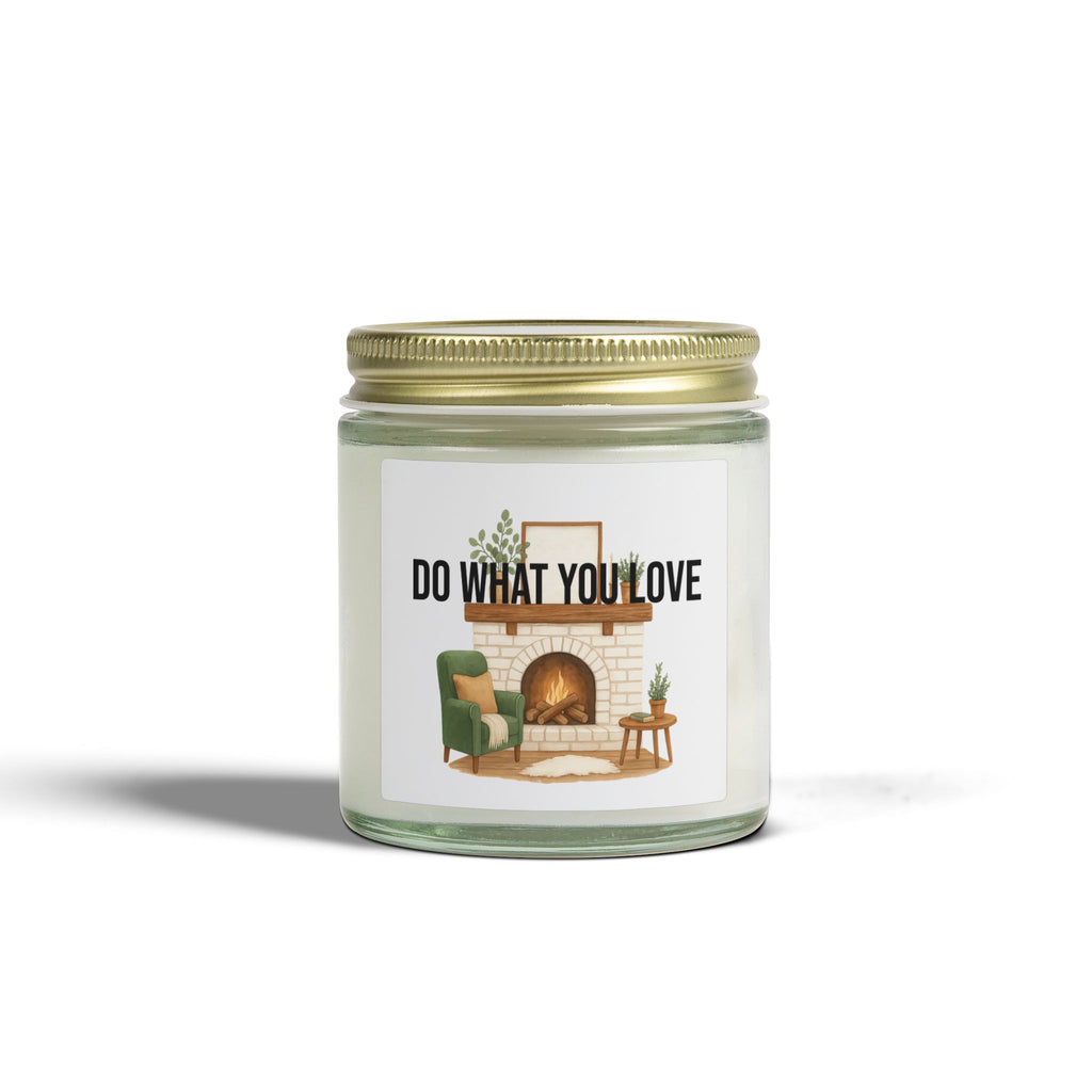 Do What You Love Candle | Scented Coconut Apricot Wax Jar