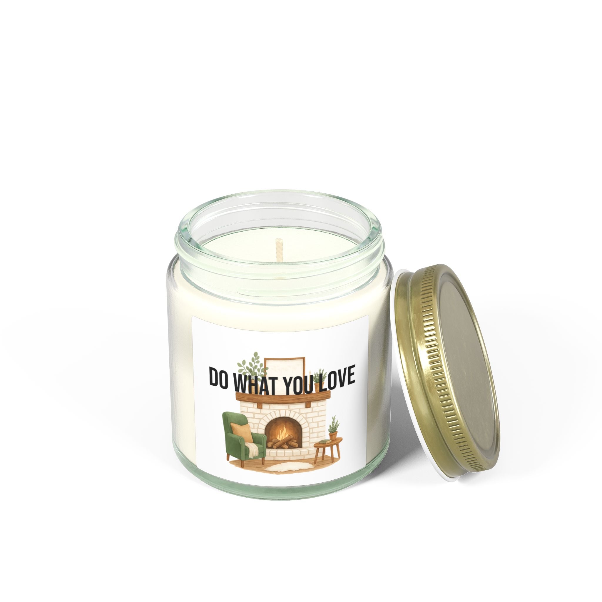 Do What You Love Candle | Scented Coconut Apricot Wax Jar