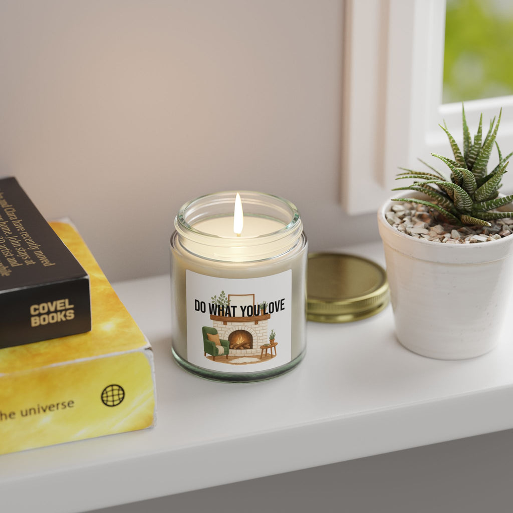 Do What You Love Candle | Scented Coconut Apricot Wax Jar