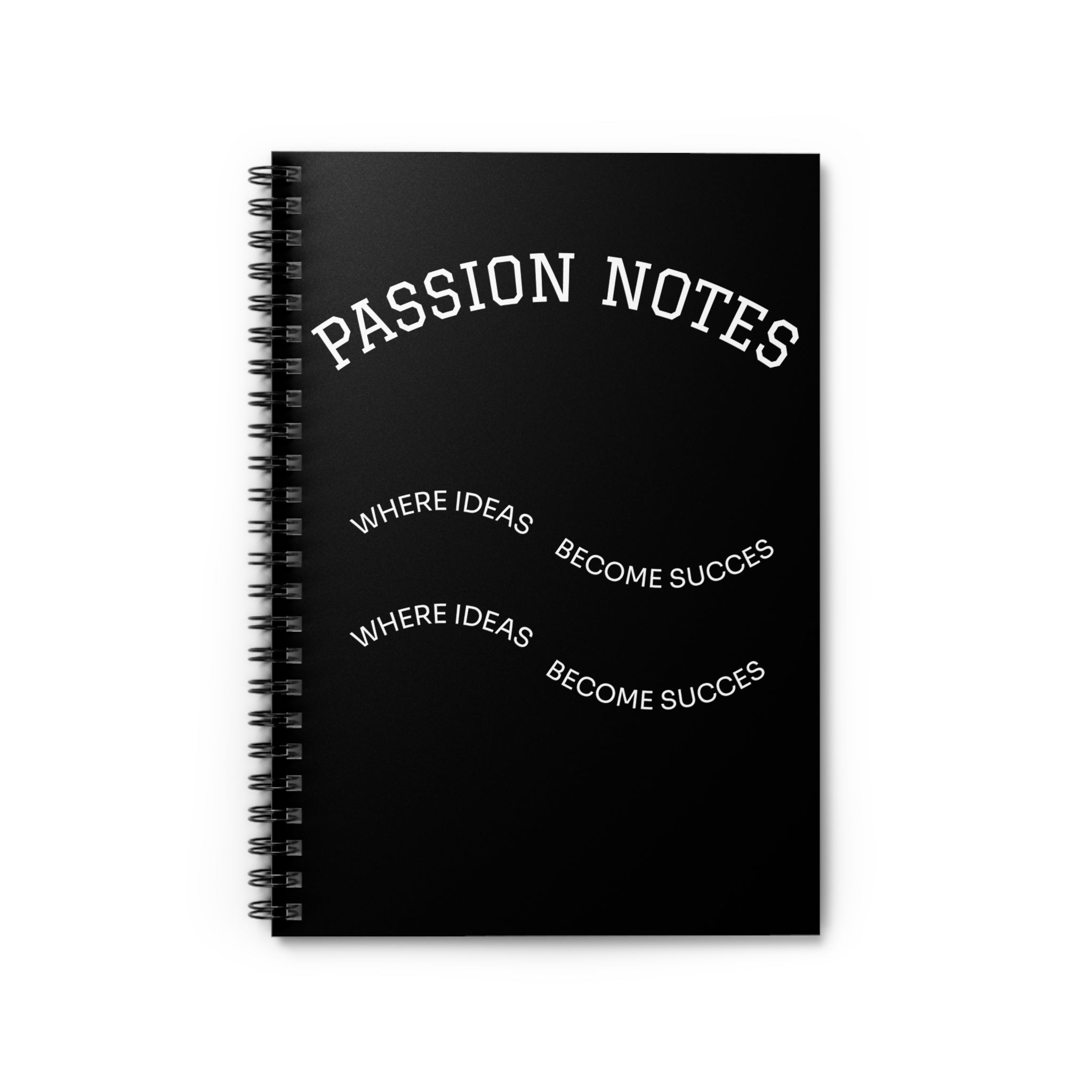 Passion Notes Spiral Notebook