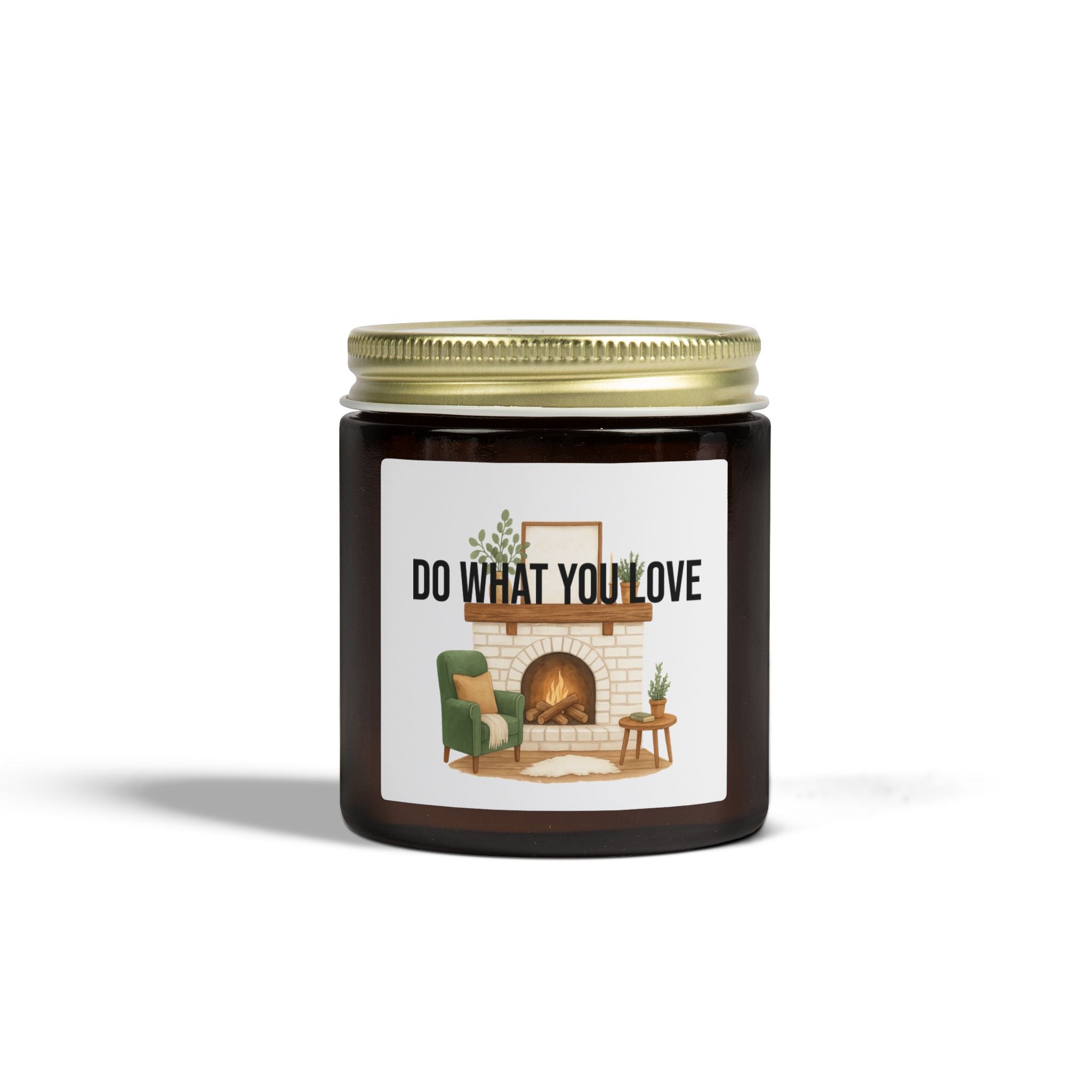 Do What You Love Candle | Scented Coconut Apricot Wax Jar