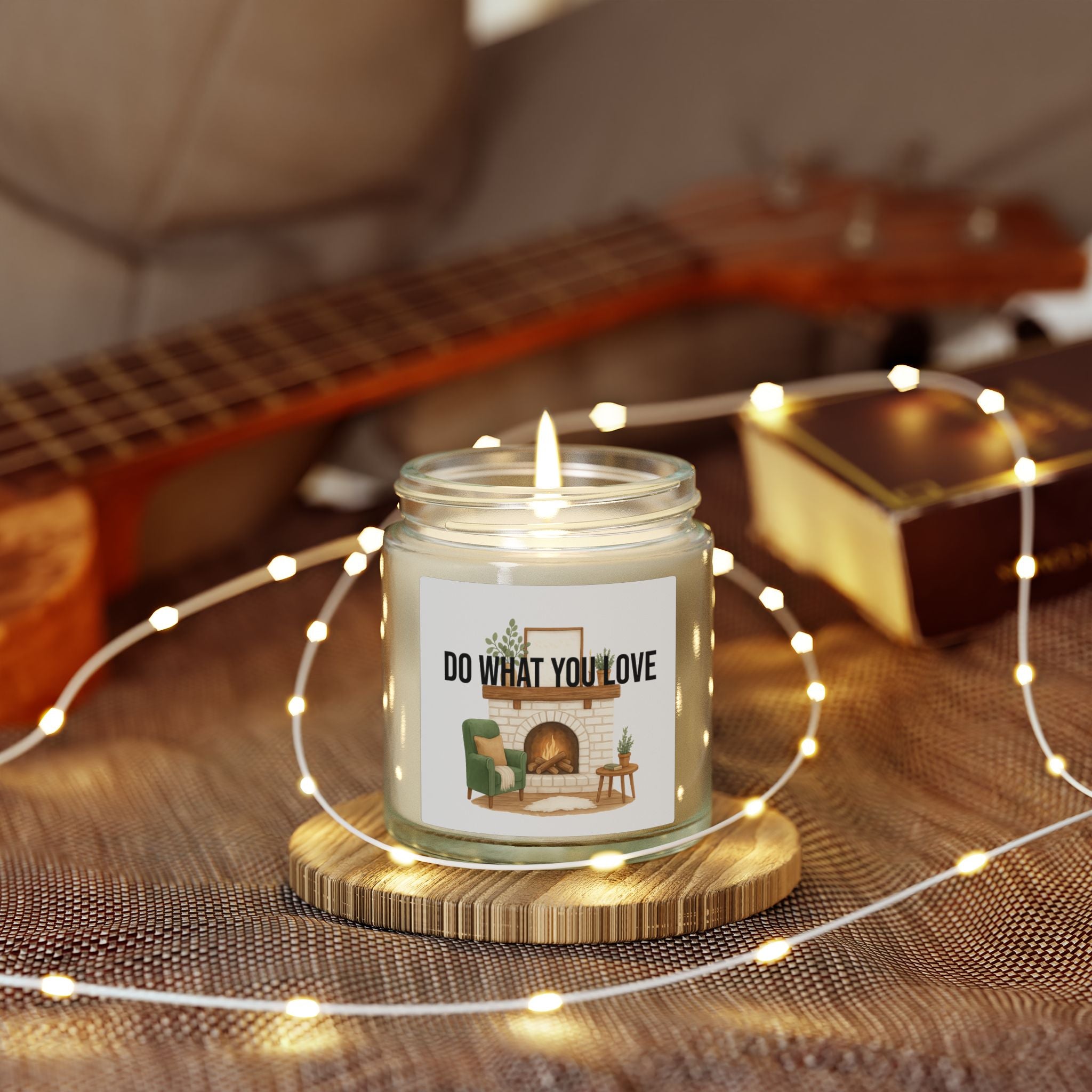 Do What You Love Candle | Scented Coconut Apricot Wax Jar