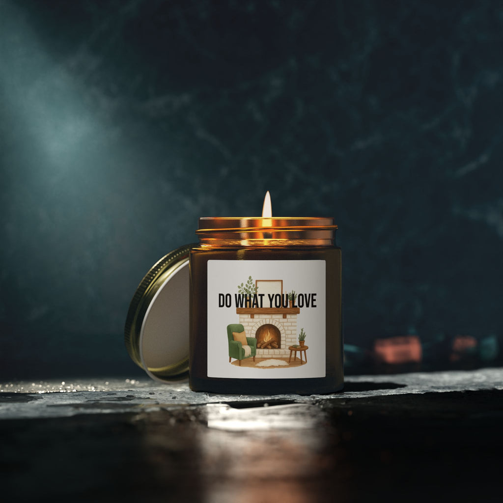 Do What You Love Candle | Scented Coconut Apricot Wax Jar
