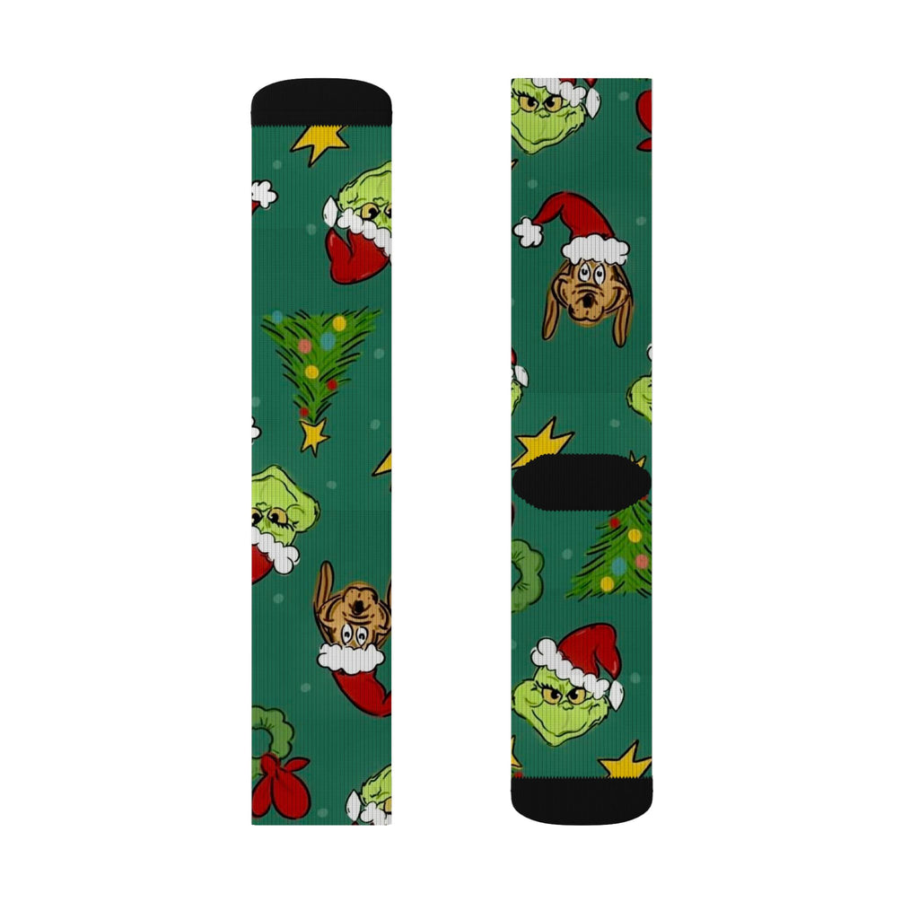 Grinch Holiday Crew Socks