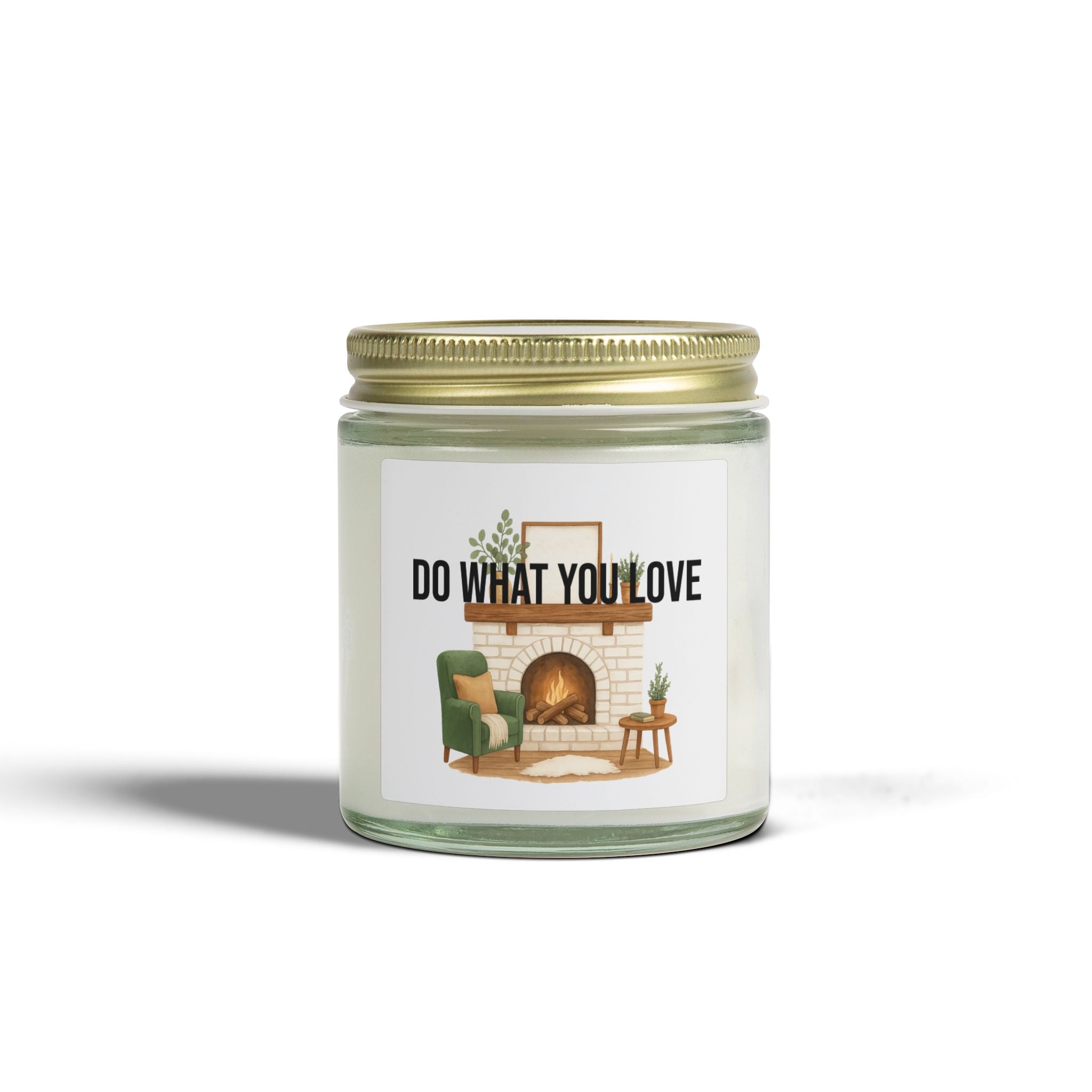 Do What You Love Candle | Scented Coconut Apricot Wax Jar